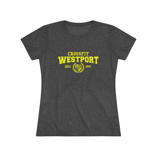 CrossFit Westport College Logo Women's Triblend Tee