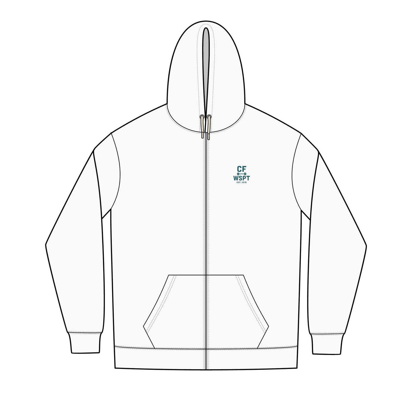 Summer Beach Bonfire Hoodie — Men's Re-Fleece Full-Zip for Bonfires & Workouts