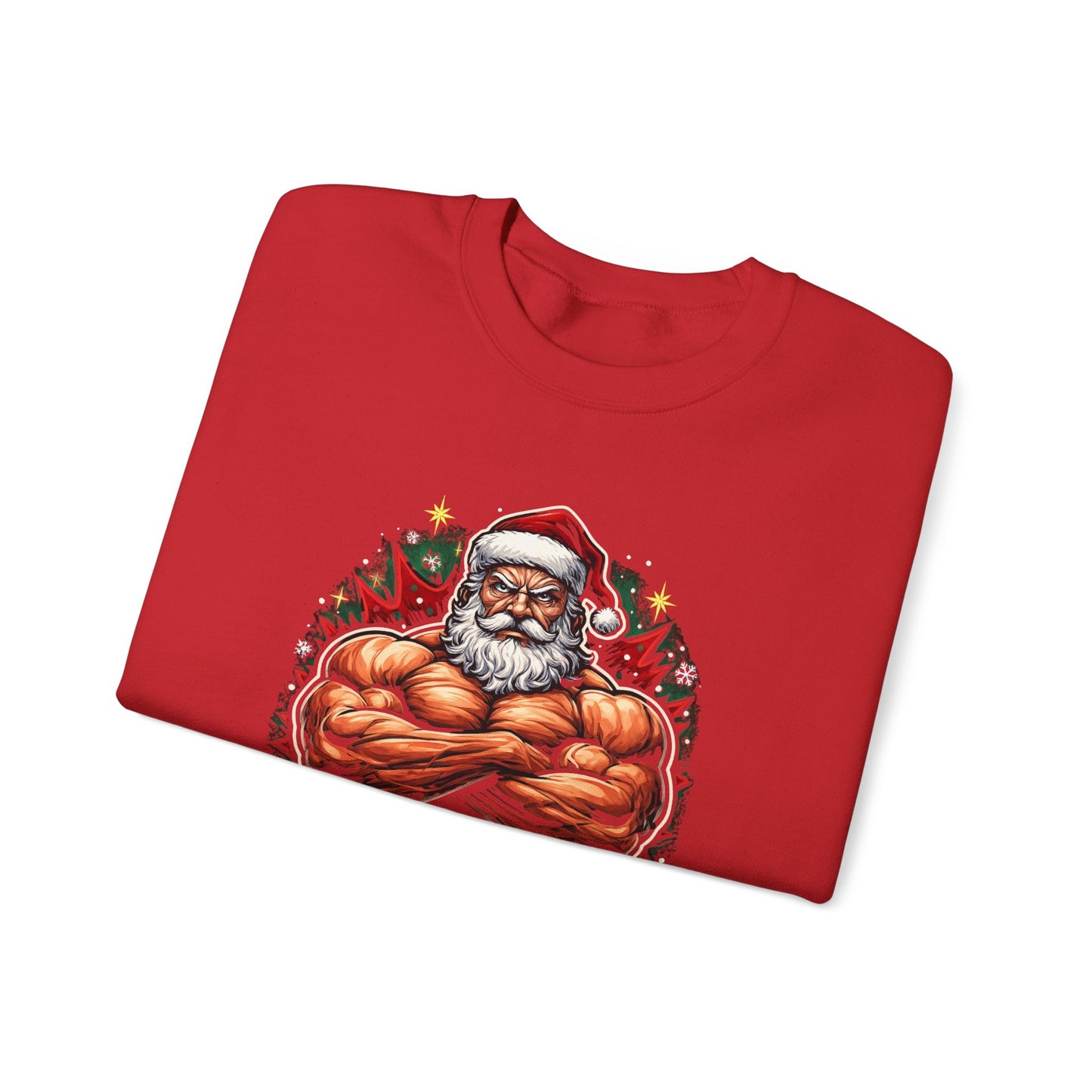 Naughty or Nice? Jacked Santa Sweatshirt