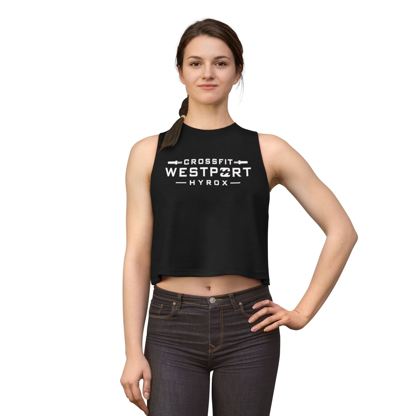 HYROX Athlete Crop Top – Lift Heavy, Run Fast Performance Top