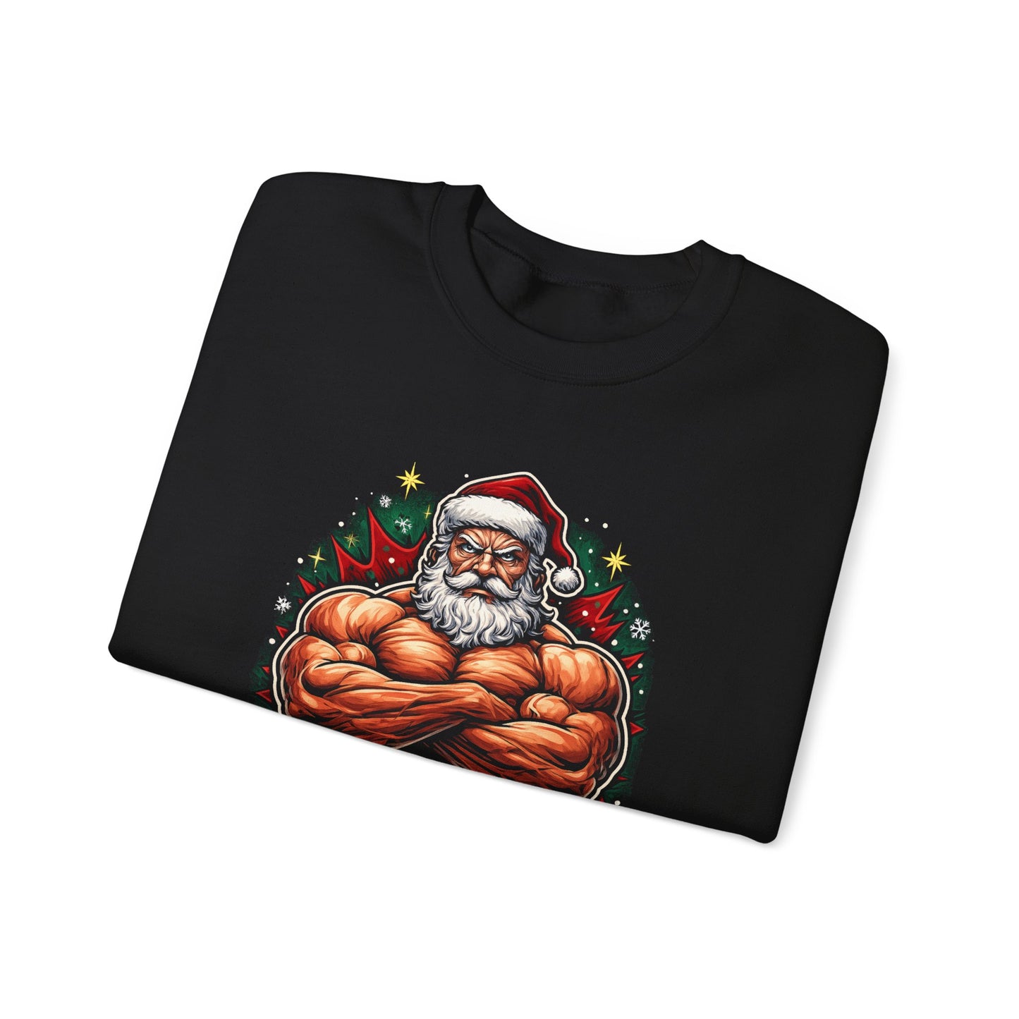 Naughty or Nice? Jacked Santa Sweatshirt