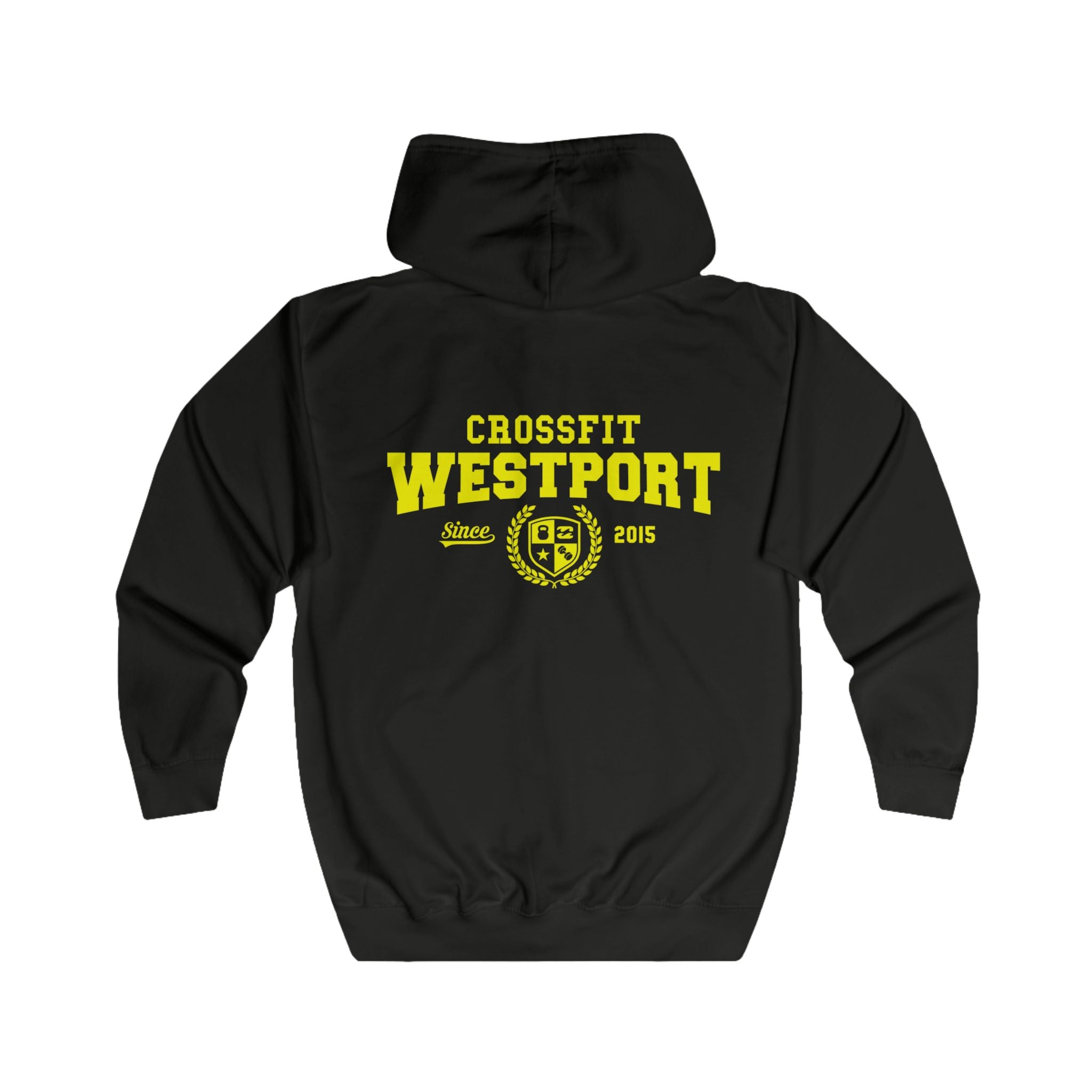 Unisex Full Zip Hoodie College Logo – CrossFit Westport Shop
