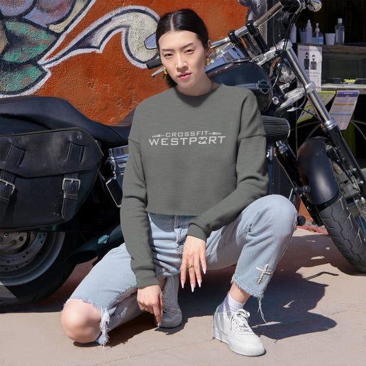 Cropped Sweatshirt for Fitness Enthusiasts - CrossFit Westport Design
